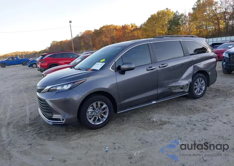 2024 Toyota Sienna Xle из США, поврежденный, VIN 5TDYRKEC6RS217506